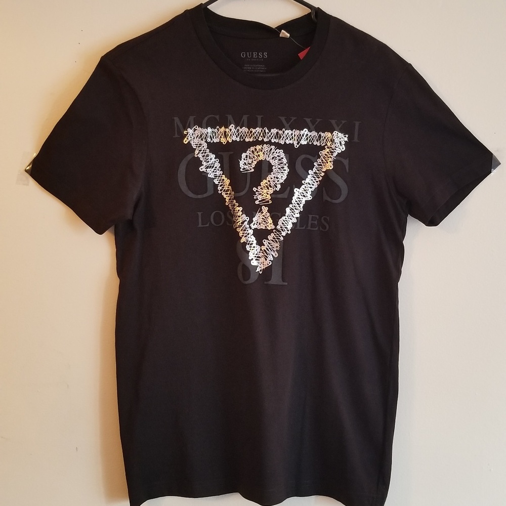 GUESS mens black shirt size MEDIUM